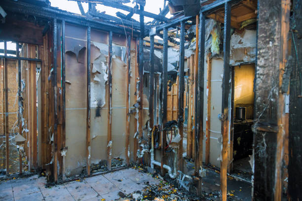 Professional Fire Damage Removal technician working in Tuscarora, MD